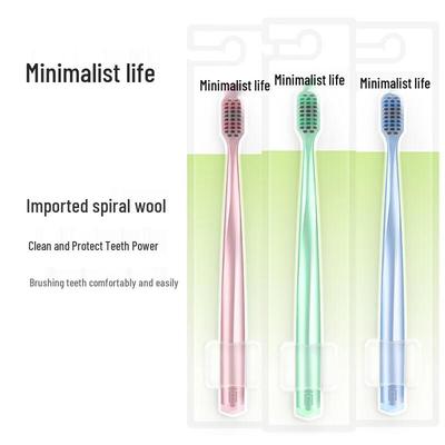 Minimalist Spiral Soft Bristle Toothbrush