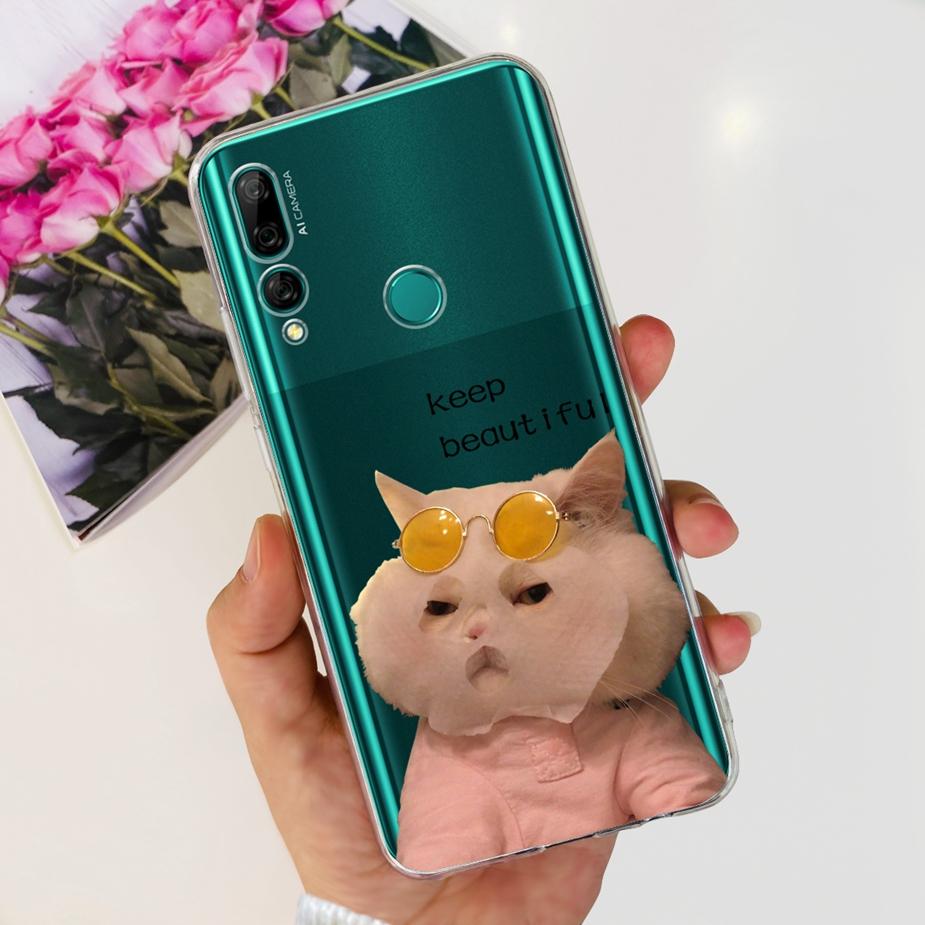 For Huawei Y9 Prime 2019 Case STK-L21 STK-L22 New Fashion Painted Cover Clear Silicone Shell For Huawei Y9 Prime 2019 Phone Case