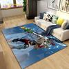 Hades Zagreus Gioco Giocatore RPG Tappeto Area, Tappeto Tappeto per Soggiorno Camera da Letto Divano Zerbino Decorazione, Tappetino Antiscivolo per Gioco Bambini