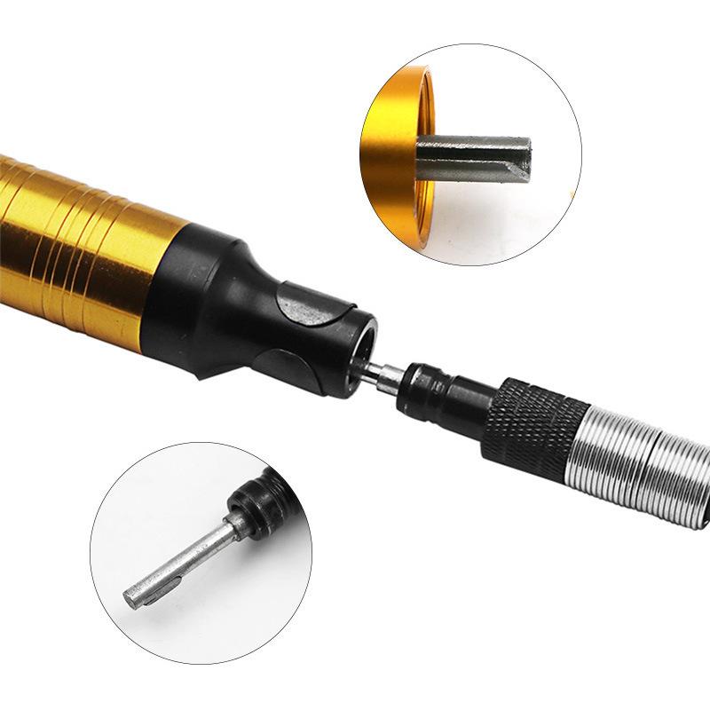 Verbessertes Spannfuttergriff-Zubehör: Flexibler Schaft für Bohrmaschine/Schleifer (0,3-6,5 mm)