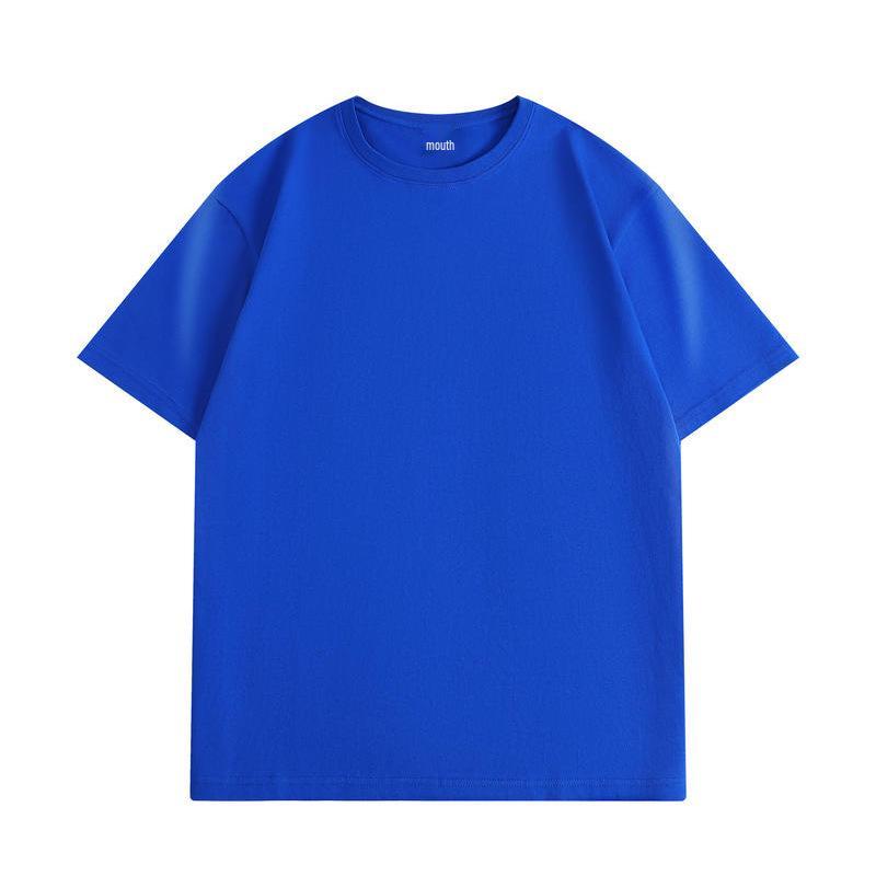 Summer Pure Cotton Custom T-shirt: Student Graduation, Parent-Child, Round Neck, Drop Shoulder Short Sleeve, Class Uniform Printing