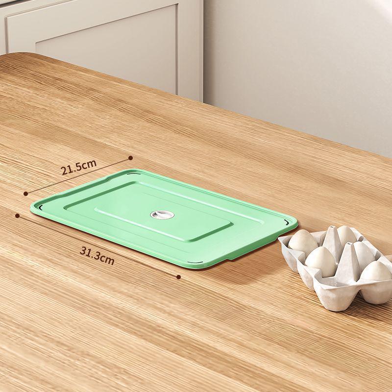 Многоуровневая морозильная коробка большой емкости для пельменей с пластиной для быстрой заморозки водяных пельменей и вонтонов Food-grade PP Professional Freeze [Green]