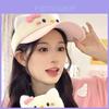 Cartoon Hello Kitty Summer Sun Hat With Wide Brim And Breathable Polyester For Girls And Teens