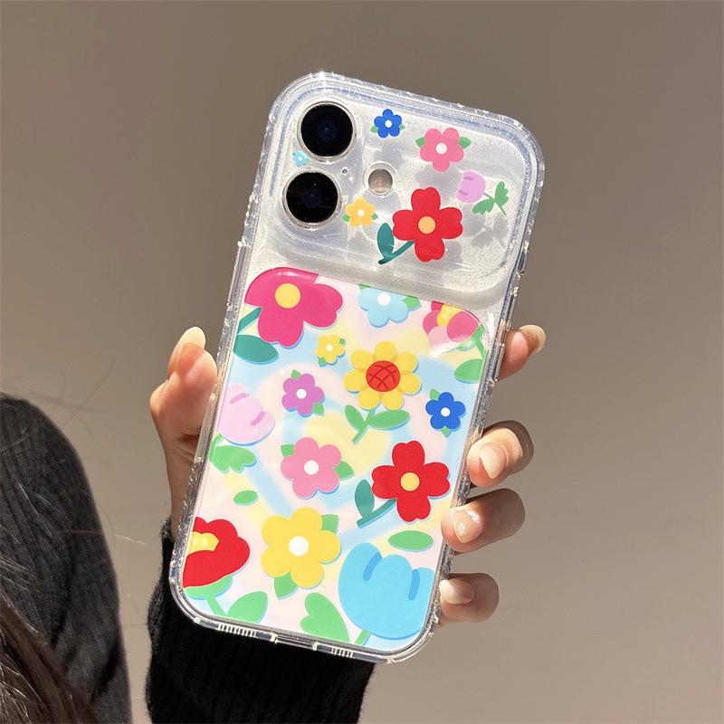 Colorful Flower Heart Case for iPhone 17, 16 Pro Max, 15 Pro - New Minimalist Style