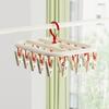 Rotatable 360° Clothes Drying Racks, Strong Windproof Non-Slip Multi-Clip Design, Appropriate Spacing Durable PP Clips, for Balcony Clothes Socks