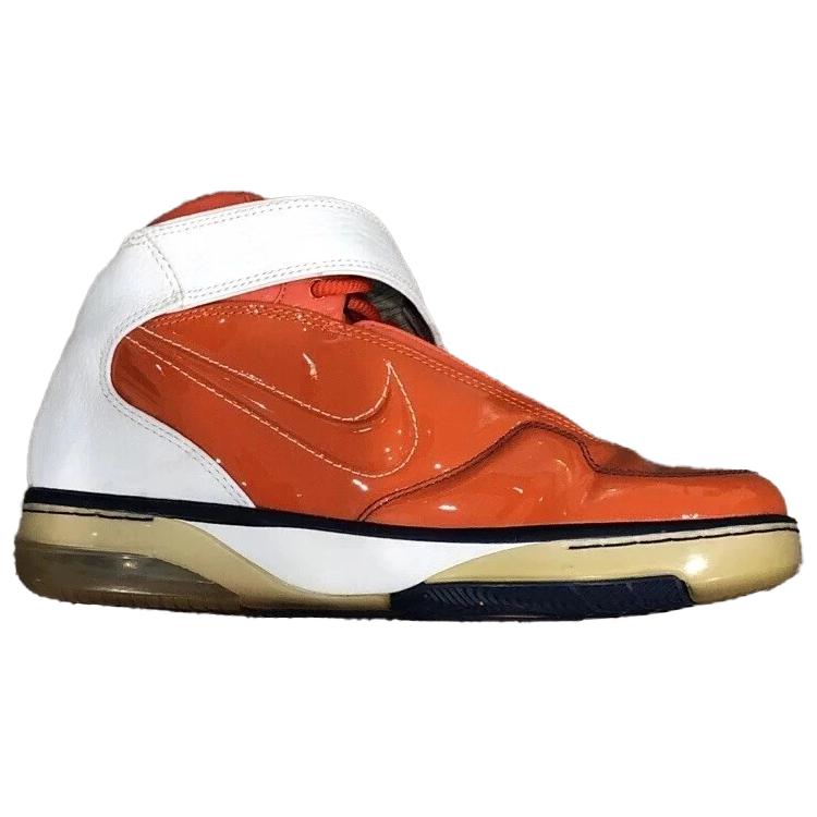 Nike AIR FORCE 25 Abrasion Resistant High top Basketball Shoes Unisex Orange 316881-841