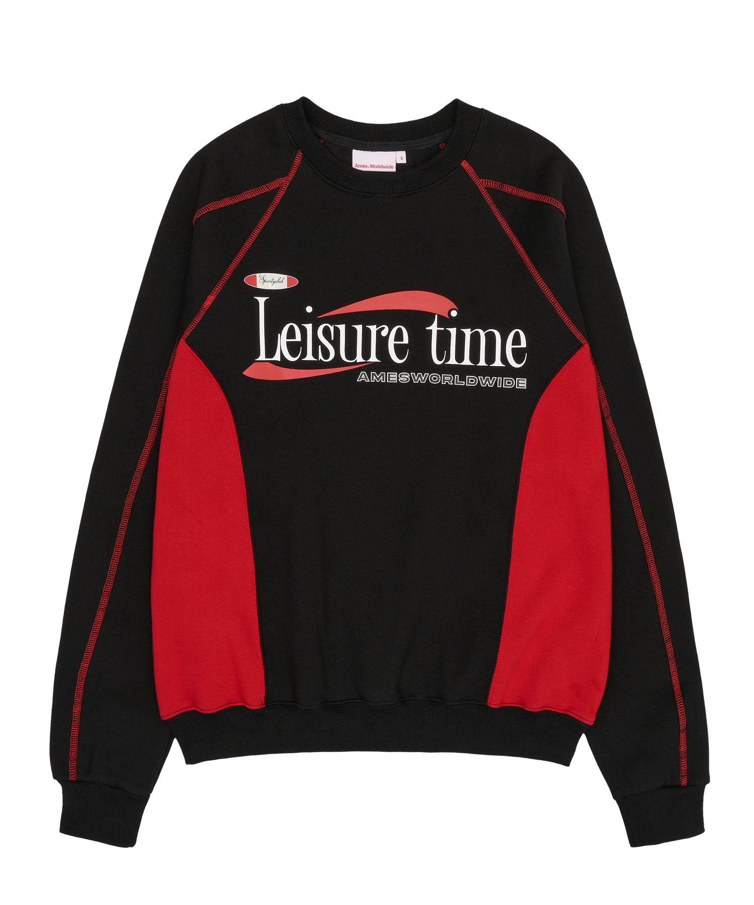 Ames Worldwide Leisure Time Logo Sweatshirt Black Black L