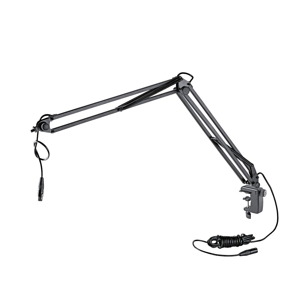 

K&M 23850 black desk arm for microphone