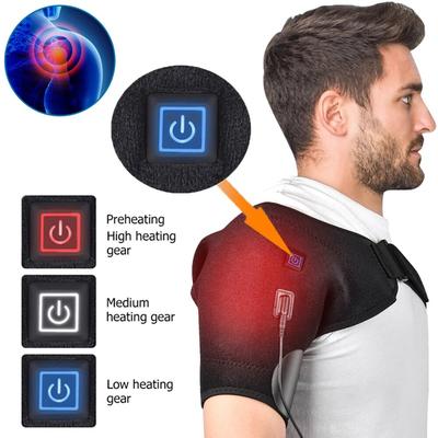 Massaggiatore Riscaldante Elettrico Terapia Spallina Supporto Sollievo Dolore Terapia Supporto Recupero Infortunio Articolare Riabilitazione