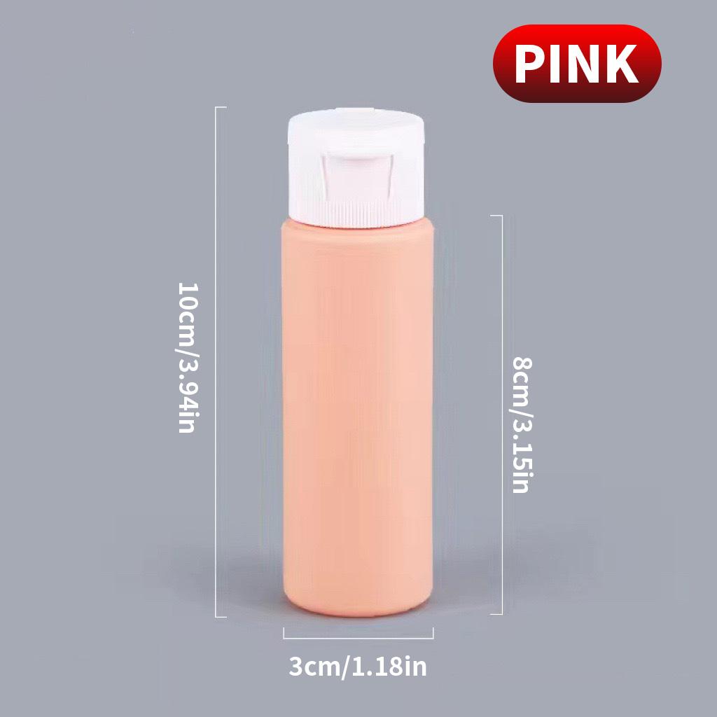 

1 шт. - 50 мл пустая бутылка с дозатором, силиконовый шланг, многоразовый дорожный контейнер для солнцезащитного лосьона ABS