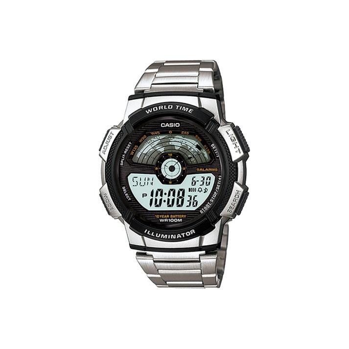 CASIO Men YOUTH Black Watch AE-1100WD-1A AE-1100WD-1A Black Dial