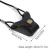 PU Leather Glasses Bag Eyewear Cases Anti Fall R Eyewear Hanging Neck Strap Holder Straps Glasses Protection Cover