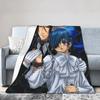 Sebastian Michaelis Ciel Flannel Blankets Blackbutlers Funny Throw Blankets for Home Hotel Sofa 150*125cm Bedspreads