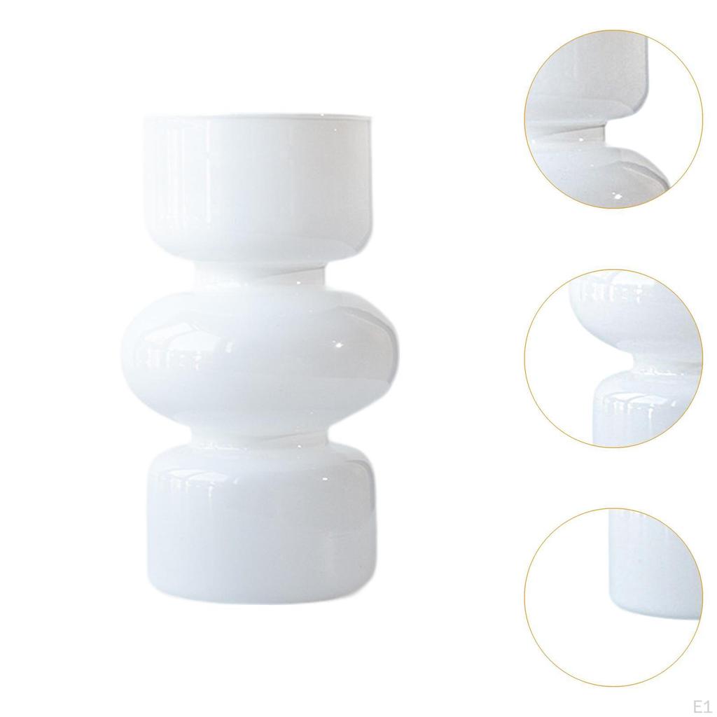 Vaso in Vetro Contenitore Decorativo per Fiori Portafiori da Tavolo Nordico per Matrimonio Vetrina