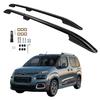 ROOF RAILS BERLINGO DOBLO COMBO PARTNER PROACE CITY Long L2 BLACK