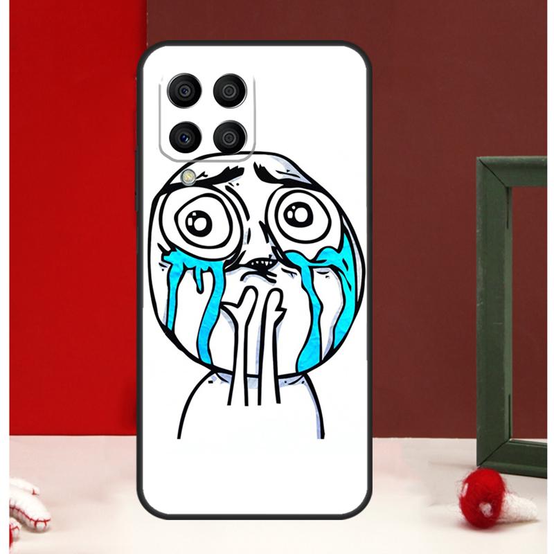 

Troll Face Meme Case For Samsung Galaxy M31 M11 M21 M14 M34 M54 M12 M32 M52 M15 M13 M16 M36 M56 M53 M35 M55 Samsung M55