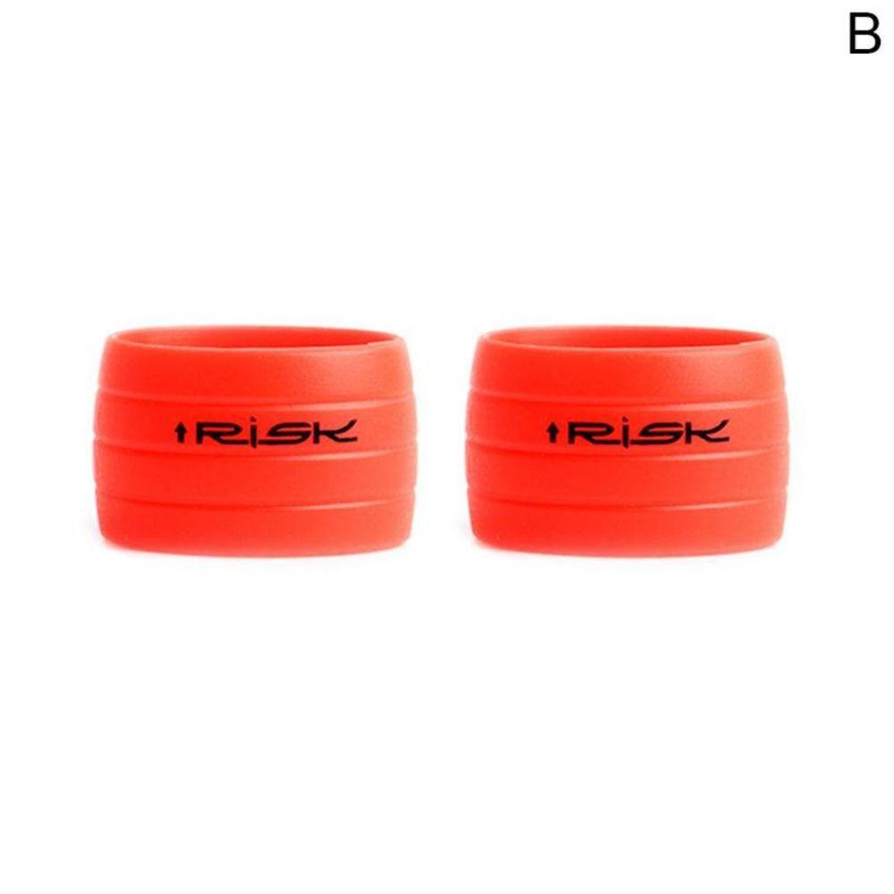 Non-Sleeve Handlebar Tape Plug Fixed Ring Anti-skip Anti-jump Bicycle Handlebar Tape Waterproof Elasticity Road Bike Fixing Belt