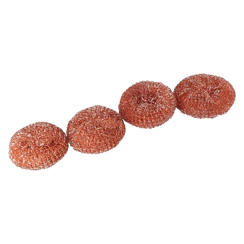 Dishwashing Desoldering Soldering Kitchen Copper Coated Cleaning Ball Scourers Cleaner Scrubber Pad
