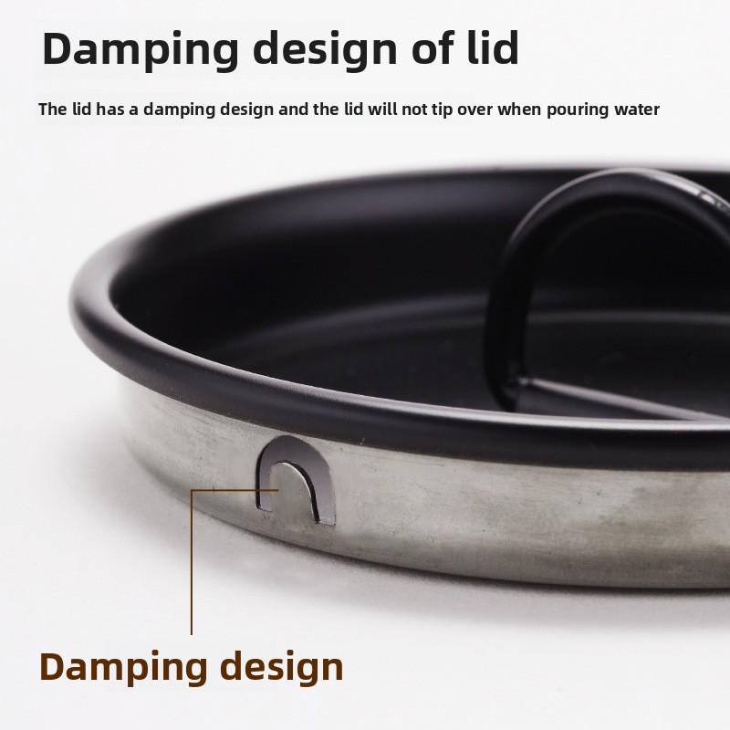 Food Grade Stainless Steel Camping Kettle  Portable Outdoor Camping Boiling Kettle for Picnic Boiling Water To Make Tea Kettle