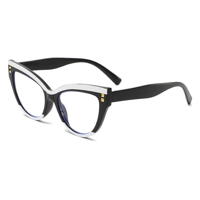 Cat Eye Frame Blue Light Blocking Presbyopia Eyewear Ultra Light Reading Eyewear Luxury Oversized Far Sight Glasses