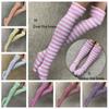 1 Pair Fashion Children  Girl DIY 's Clothes Accessories 1/6  Stockings Christmas Gift Stripe Socks