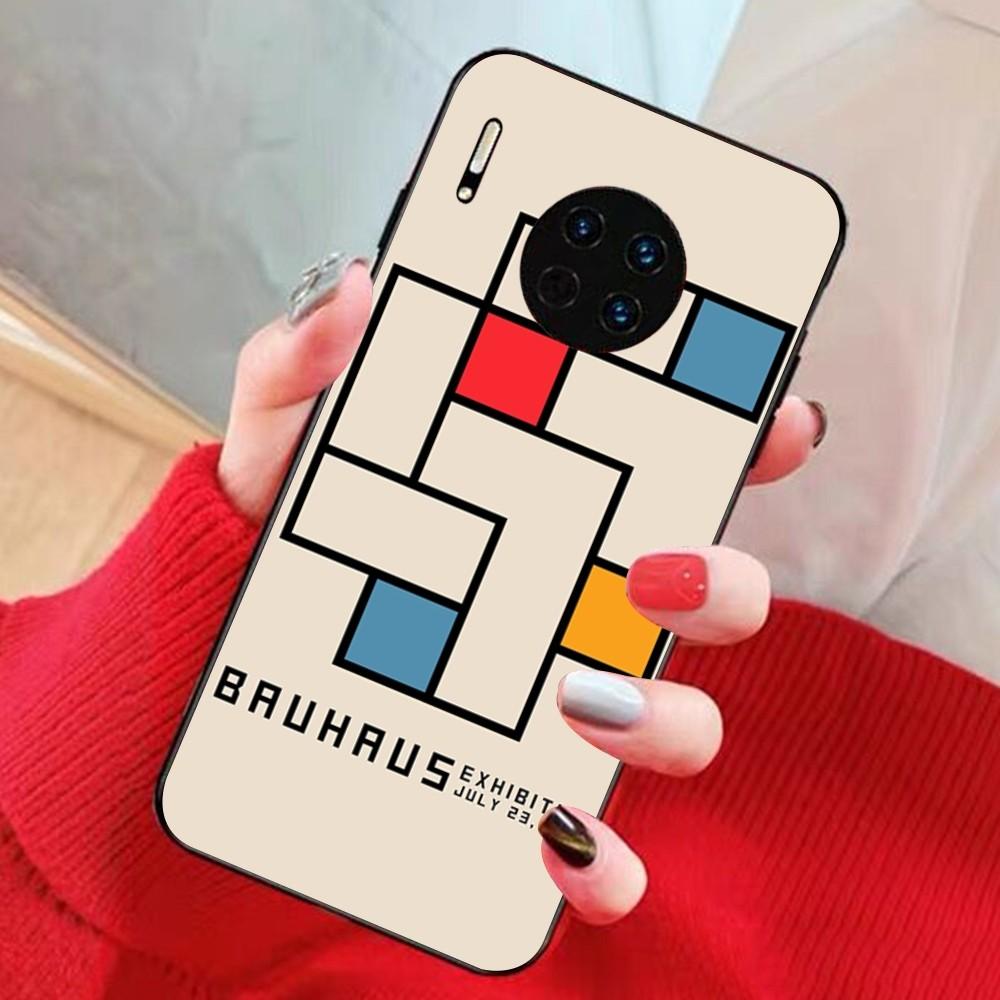 Geometrische Bauhaus-Kunst Handyhülle Für Huawei Mate 10 20 30 40 50 lite pro Nova 3 3i 5 6 SE 7 pro 7SE