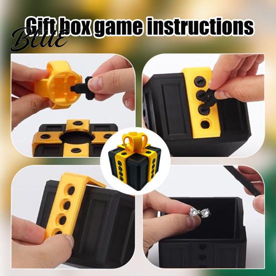 Funny Desktop Decoration Annoying Gift Box with Screws, 3D Printed Prank Screw Unique Birthday Joke Gifts Pop-up Finger Surprise, Gag for Birthdays