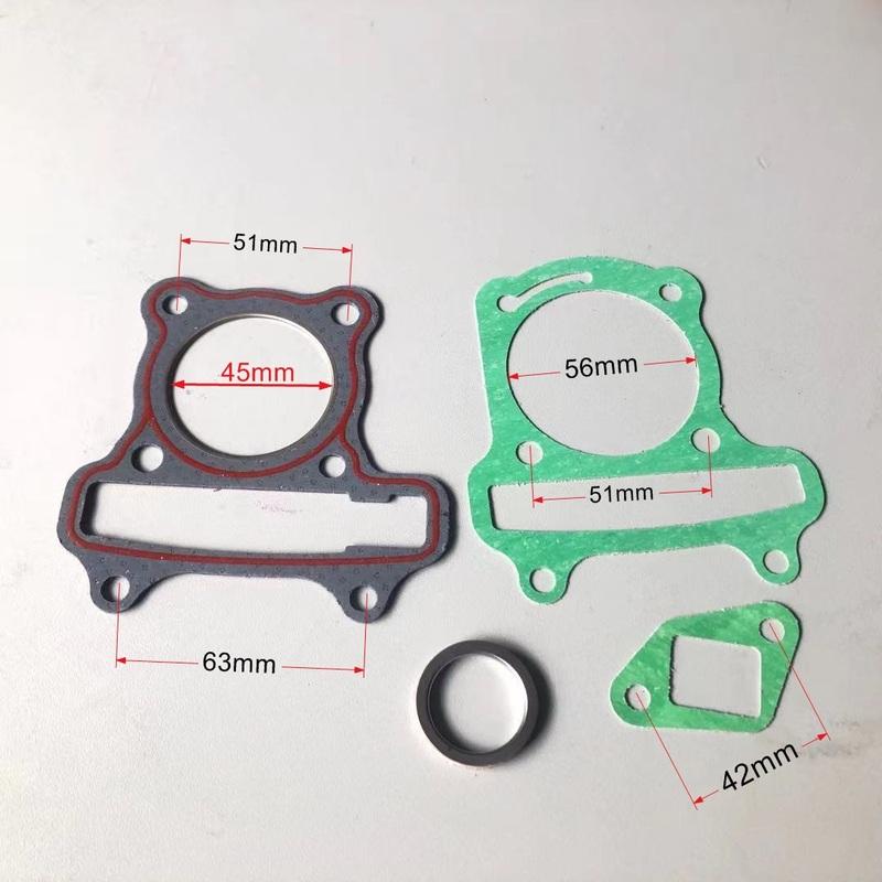 Scooter Gasket Kit Cylinder Head Crankcase Clutch Magneto Cover For GY6 80cc 60cc GY6-50 60 139QMB GY6 60 Go-Kart ATV