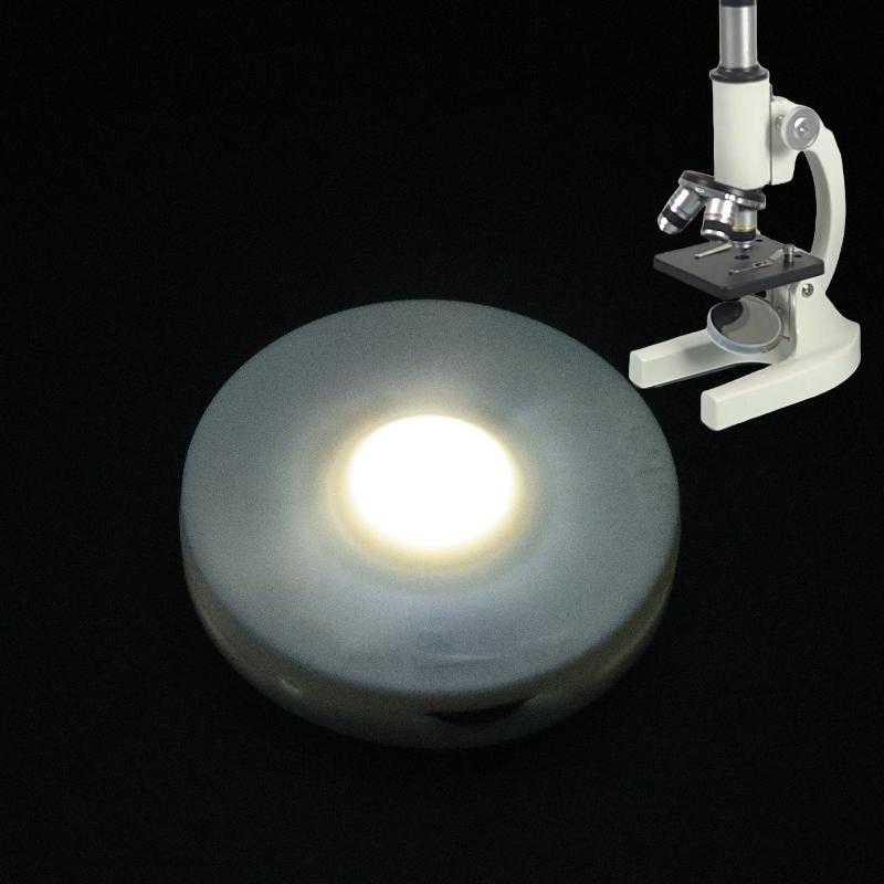 1 Set Rechargeable Reusable Mirror Accessories Adjustable Brightness Led Light Source For Biological Microscopes Fill Lamp