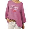 IHUASU Women's Fashion Casual Long Sleeve O-Neck Blouses & Shirts Elegant