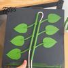 Data Cable Organizer for Office 6Pcs Vine Shaped Organizer, Green Leaf Cord Holder, Decorative Wall Plant Fixers Mounted Wire Manager, Reusable