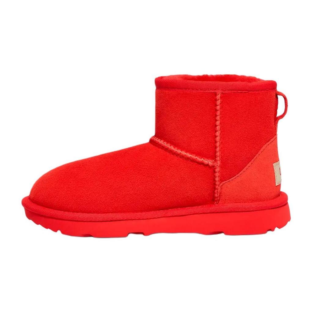 UGG Classic II Mini Semišové Kulatá špička Nazouvací Kotníkové Boty Dětské boty Červené 1017715K-CRP