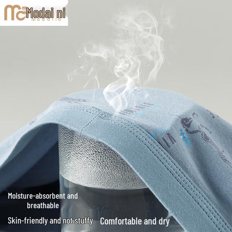 Herren Modal Baumwolle Antibakterielle Boxer Briefs 4er-Pack