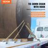 Binder Chain G80 Tie Down Tow Chain with Two Hooks 5/16" X 14.2' 4900 Lbs