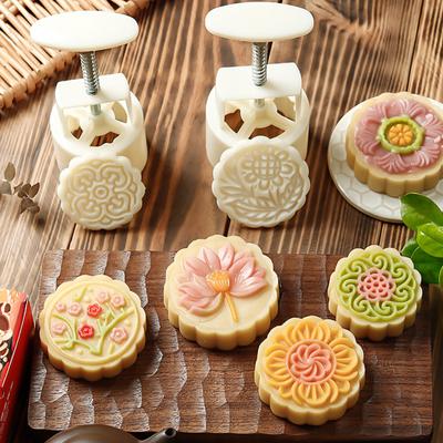 Mooncake-Ausstecher, ergonomisches Design, wiederverwendbare Backwerkzeuge