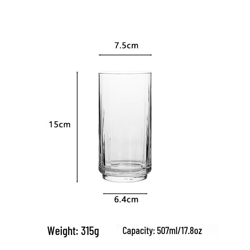 

Zhi Shi Nordic Striped Crystal Glass Set