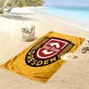 Dynamo Dresden Custom Name Print Beach Towel Large Soft Quick Dry Towel For Beach Camping Swimming