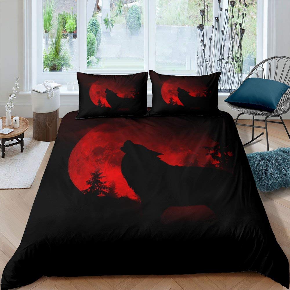 Comforter Boho Wolf - Wildlife Animal Theme