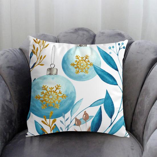 Mode Kudde Slipcover Dold Dragkedja Dekorativ Polyester Jul Hem Sovsal Hotell Kontor Kastkudde