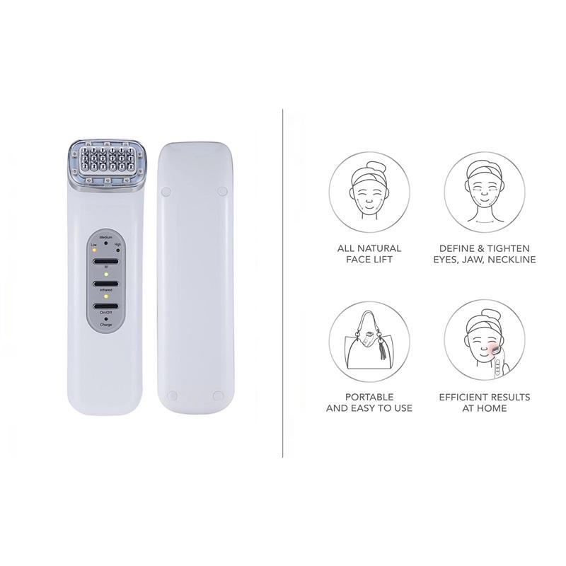 Masaż Odmładzający Twarz Maszyna do Ujędrniania i Liftingu Skóry Redukująca Zmarszczki Wybielająca Cienie pod Oczami