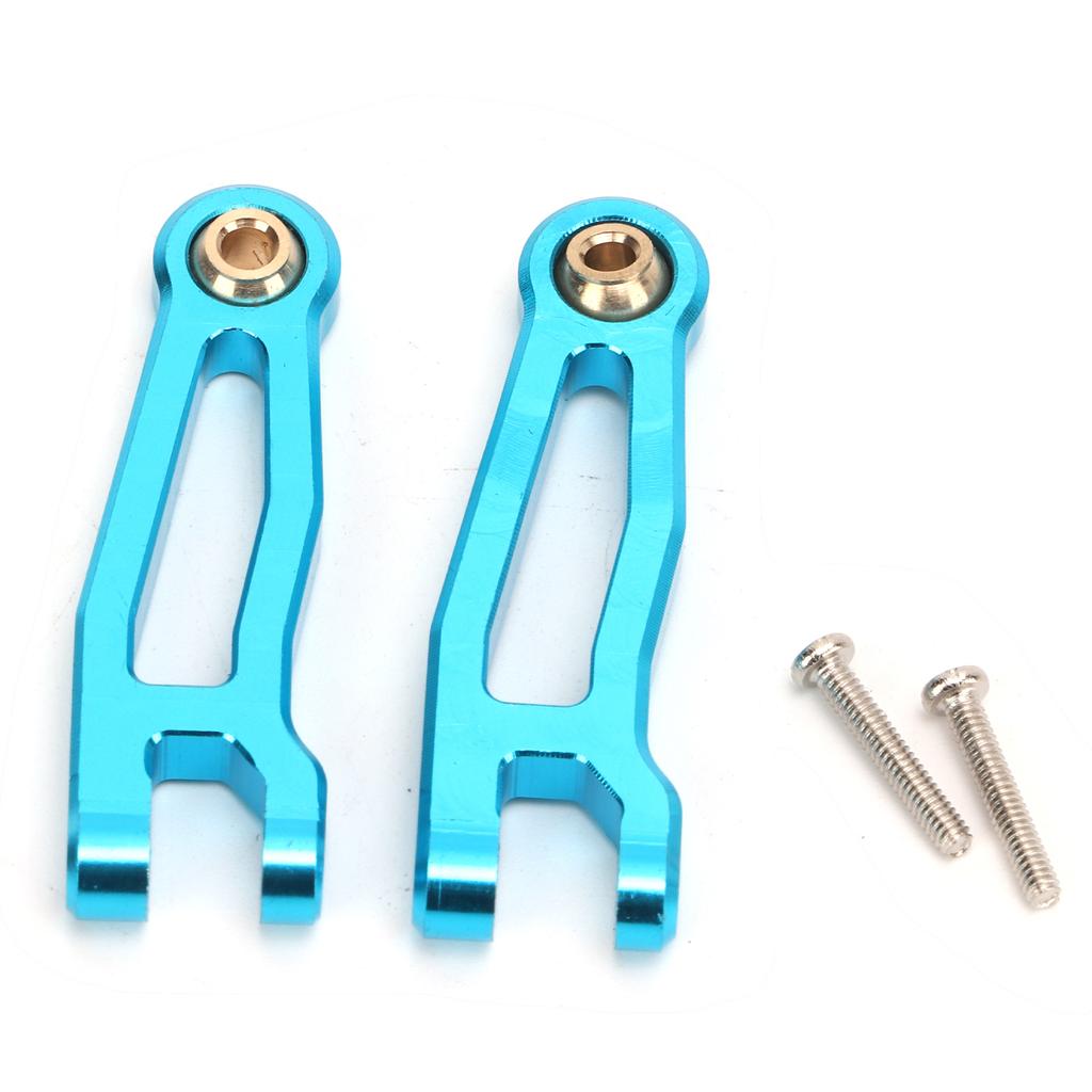 2Pcs RC Car Swing Arm Reduce Bumps High Strength RC Metal Swing Arm for SG1603 SG1604  UD1601  UD16024 1 16 RC CarBlue