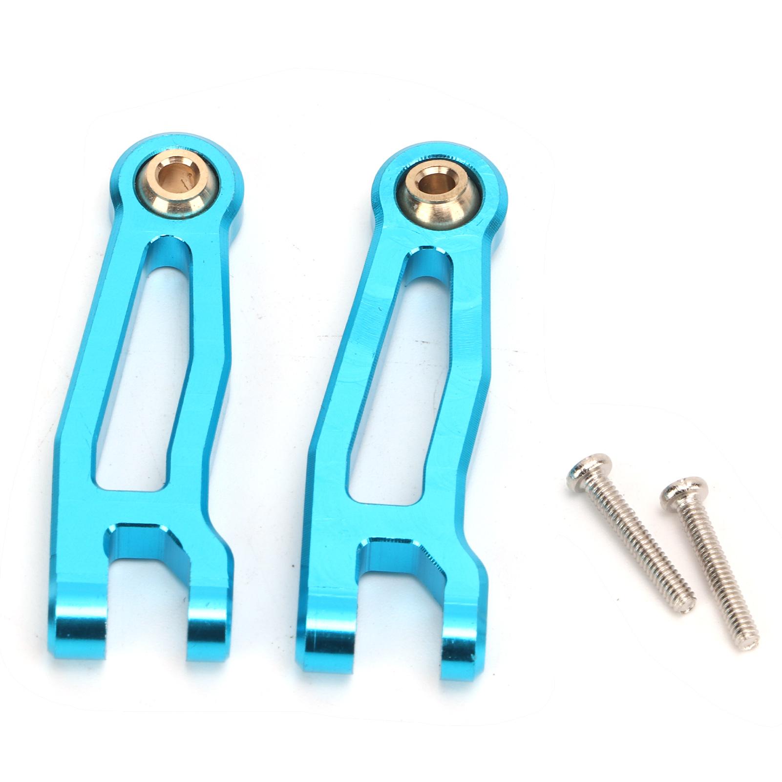 

2Pcs RC Car Swing Arm Reduce Bumps High Strength RC Metal Swing Arm for SG1603 SG1604 UD1601 UD16024 1 16 RC CarBlue синій