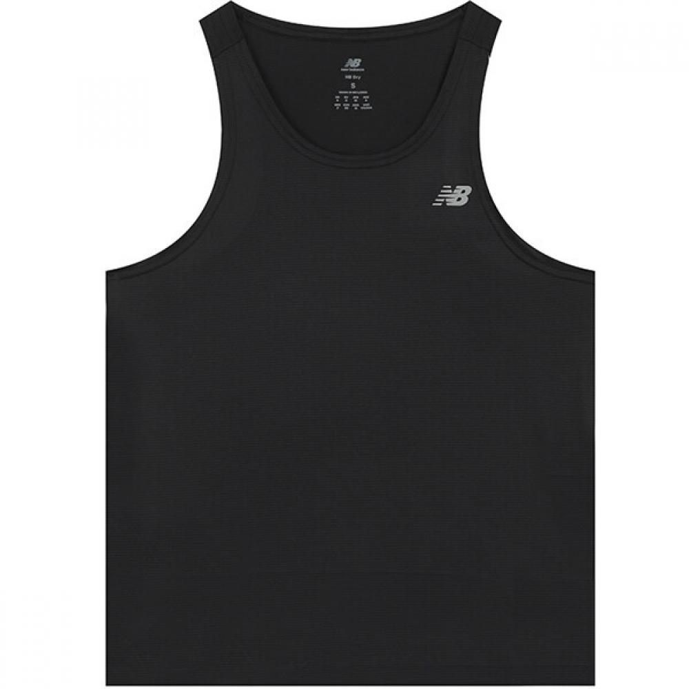 New Balance Базовая беговая майка MT41220BK/2XL