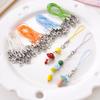 10Pcs/pack Polyester Phone Strap Lobster Clasp Phone Strap Doll String Keychain Phone Lanyard