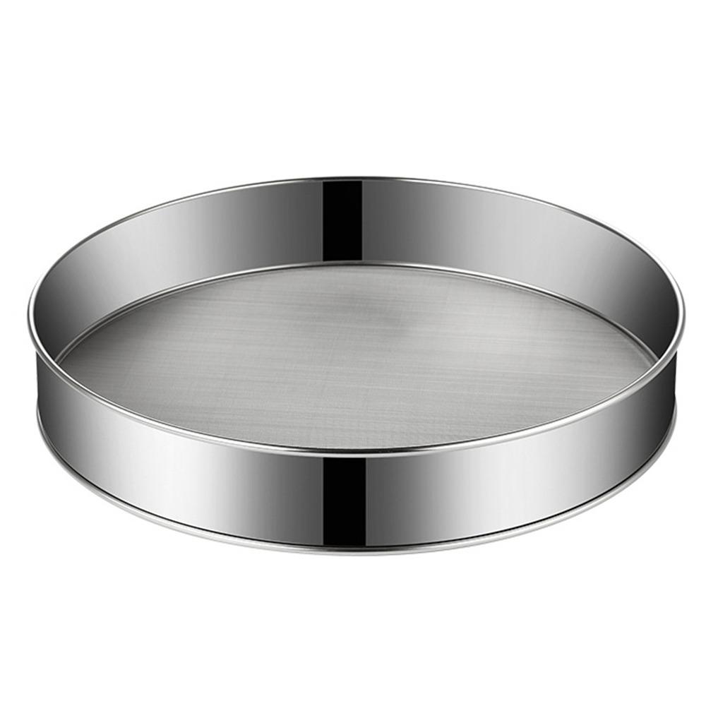 Stainless Steel Flour Sieve Silver Handhold Strainer Sifters Mesh Flour Sifter  Kitchen Supplies
