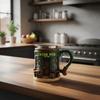 Stal nierdzewna Wkład Kubek Pubowy 300 ML Filiżanka do Kawy Idealna Dekoracja Kubek z Żywicy 3D Biurko