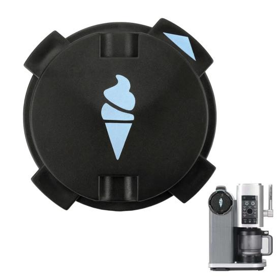 1/2/3/4Pcs Dustproof Seal Lid Fits for Ninja NC701 Ice Cream Maker Keeps Ice Cream Clean Easy to Install Ice Cream Pattern Machine Dust Cover