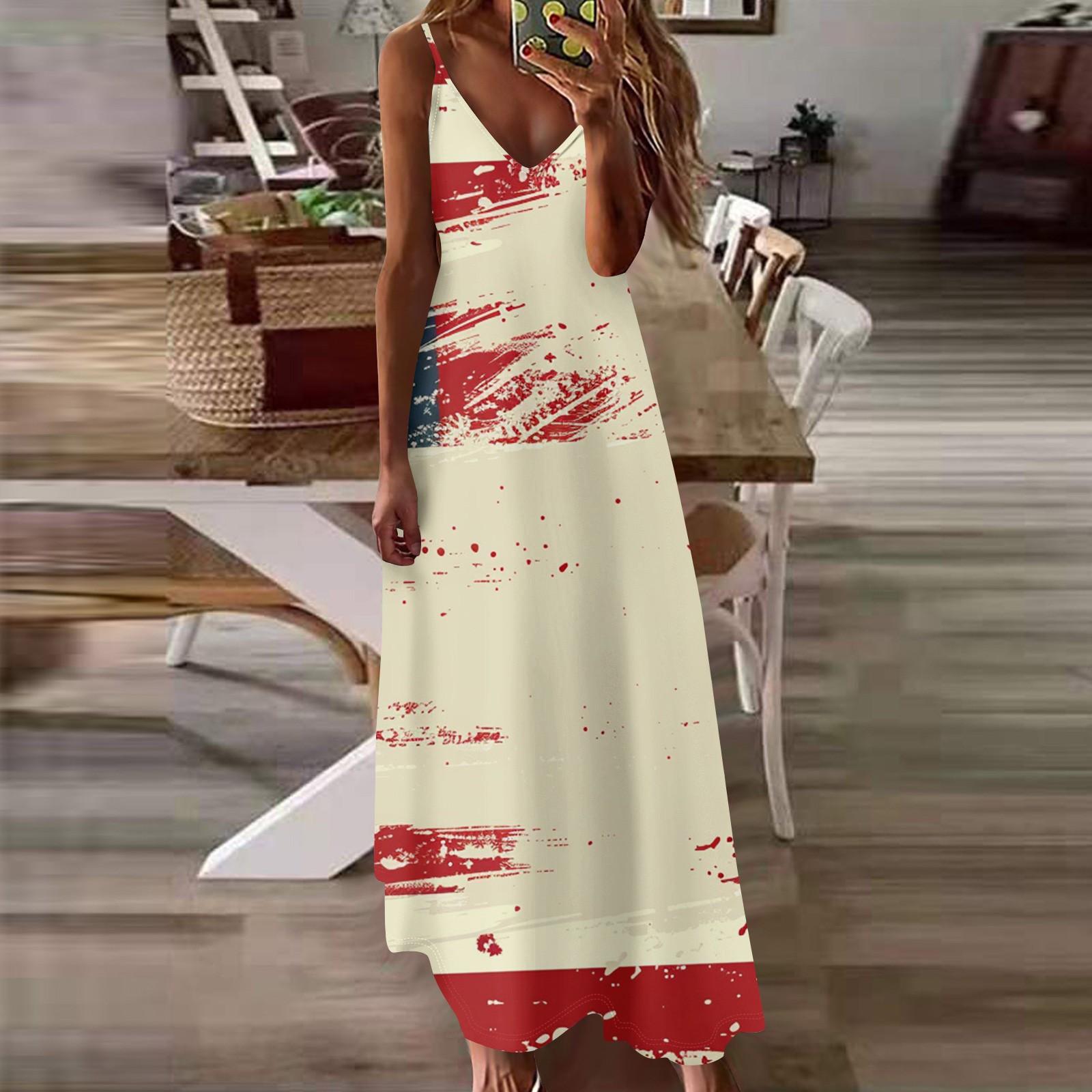 

Женский свободный повседневный приталенный сарафан с V-образным вырезом, однотонный, из имитации хлопка, модный XXL