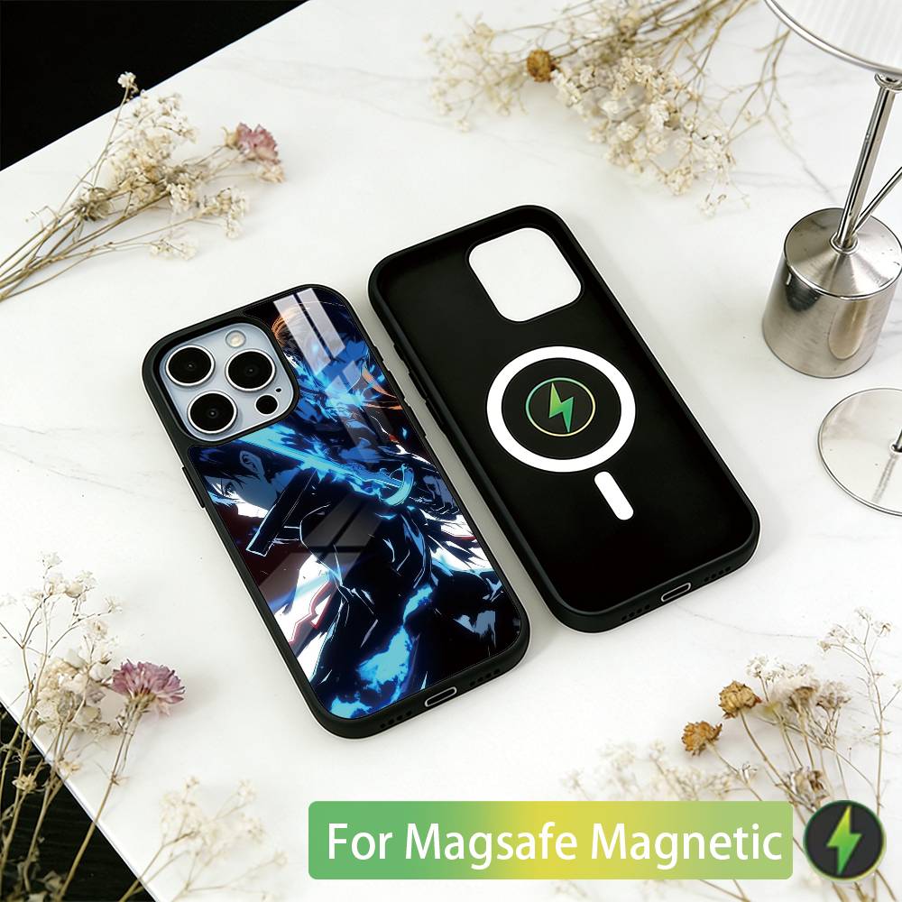 

Sword Art Online Kirito Phone Case For iPhone17,16,15,14,13,12,11 Plus,Pro Magnetic with Magsafe Wireless Charging iPhone14Pro