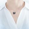 Swarovski Iconic Swan Black Swan Necklace Women Necklace 5347329